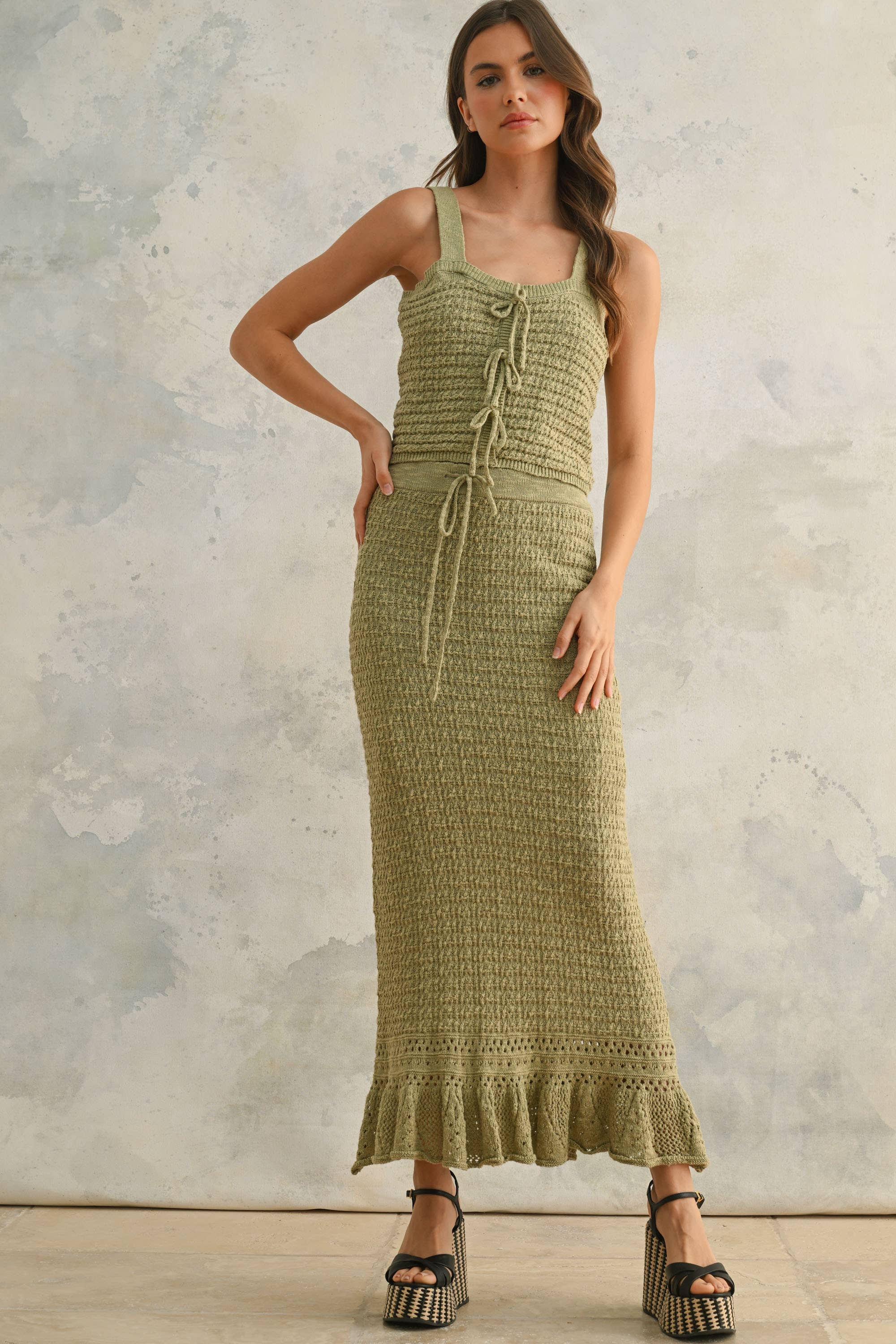 Easton Crochet Knit Top