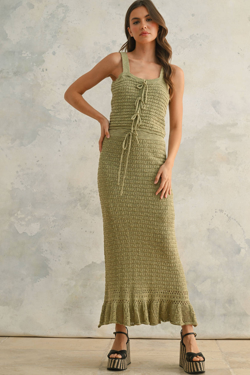 Easton Crochet Knit Top