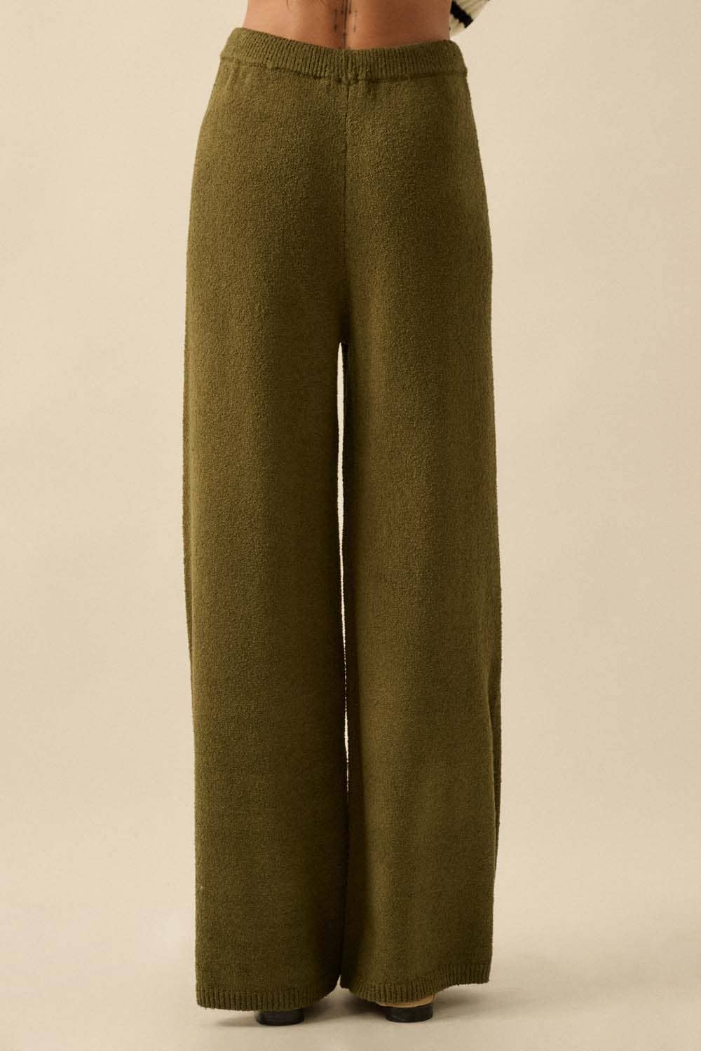 Janie Olive Knit Pants