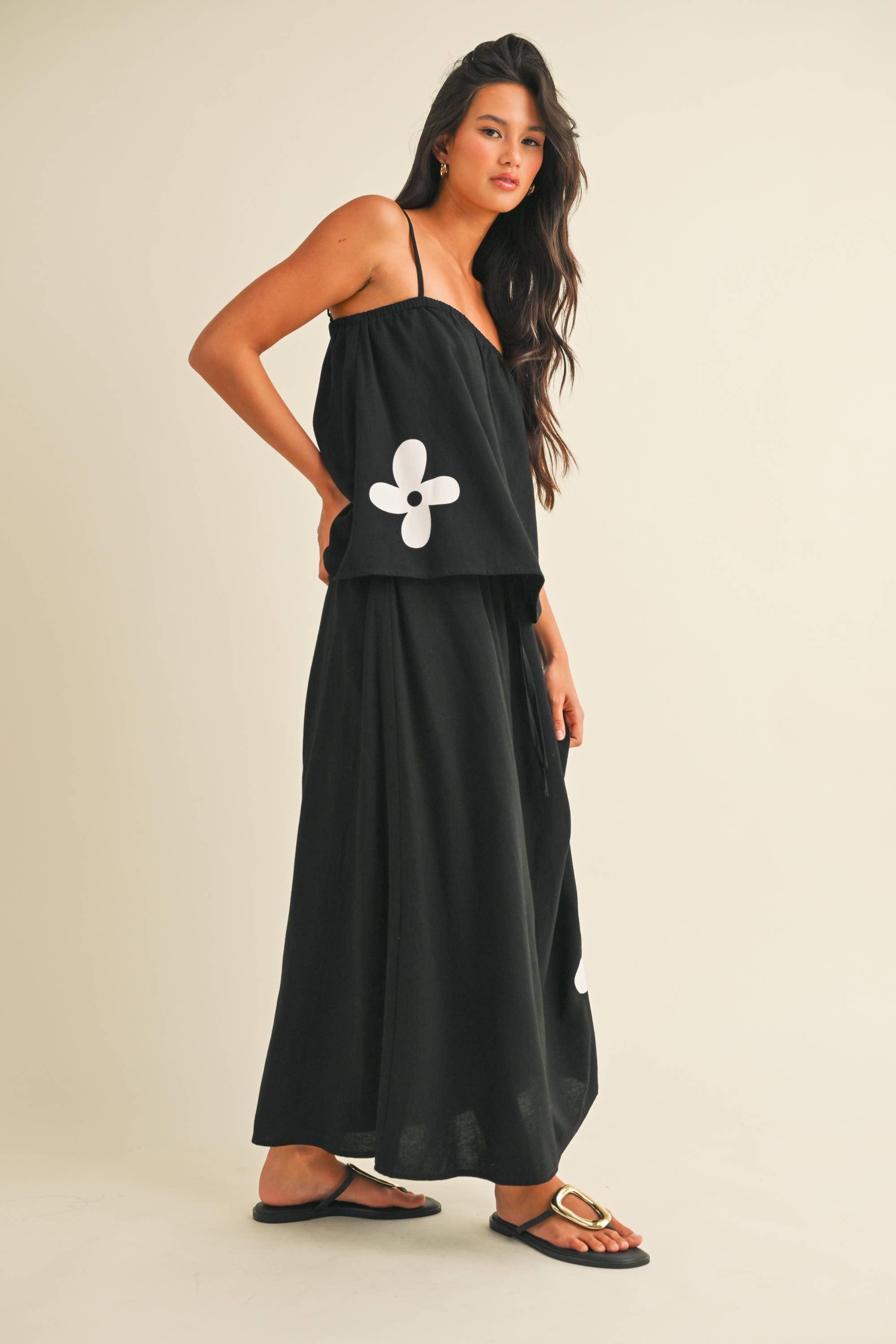 Marlowe Floral Print Linen Set