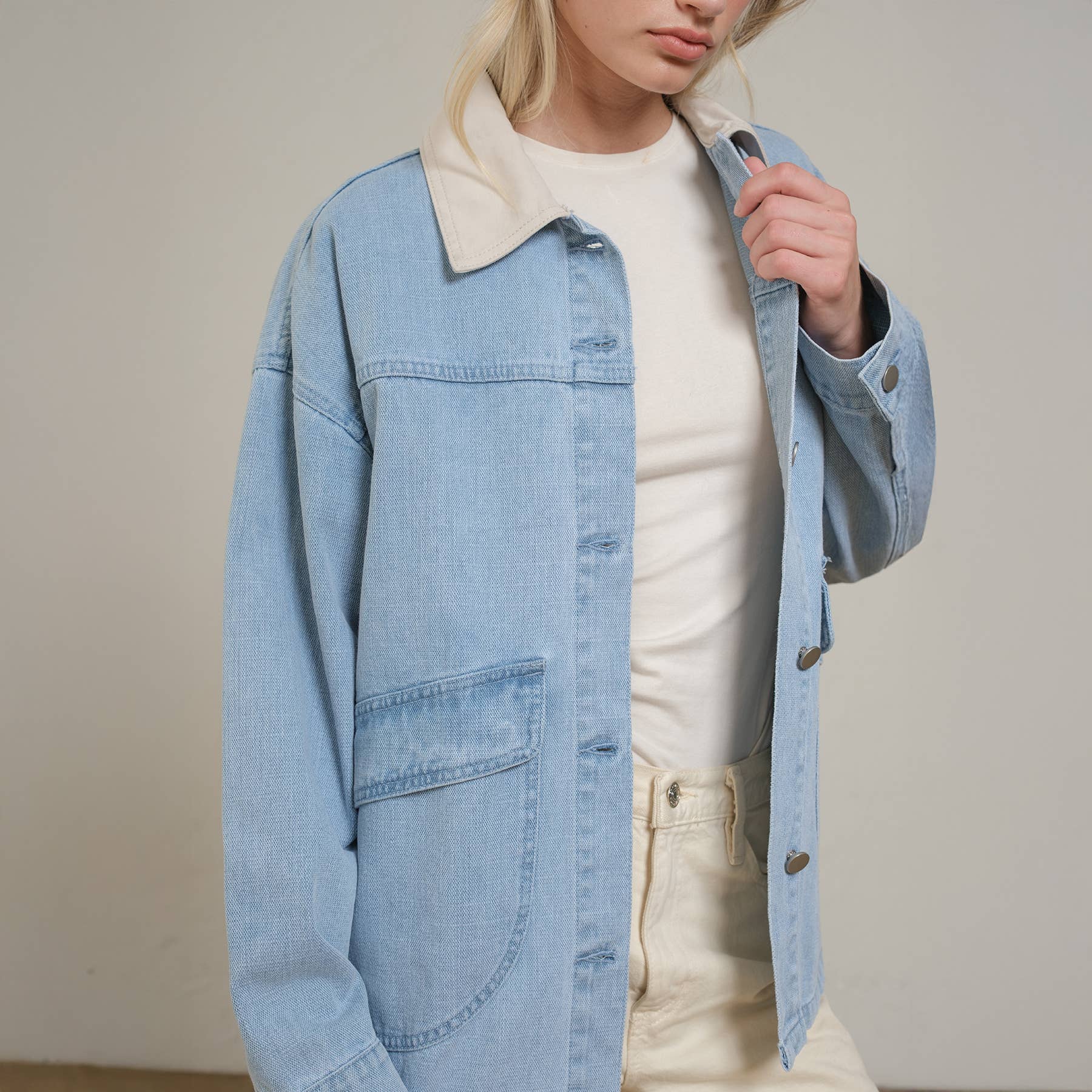 Maggie Light Wash Denim Jacket