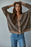 Leonie Animal Print Cardigan