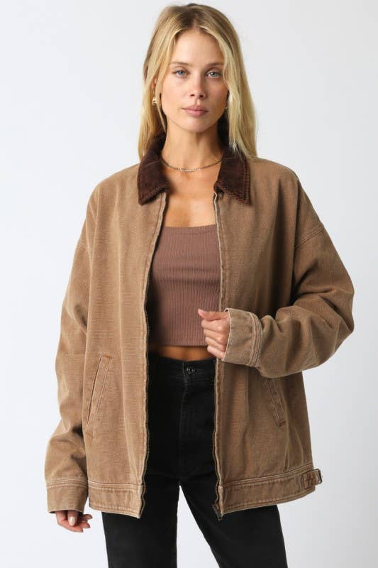 Elliott Barn Coat in Brown