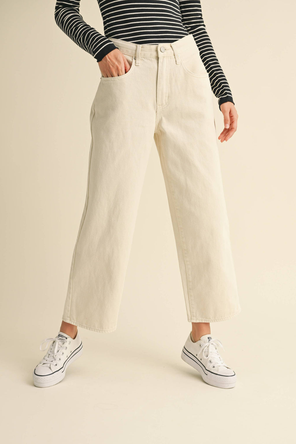 Penny Crop Denim Pants