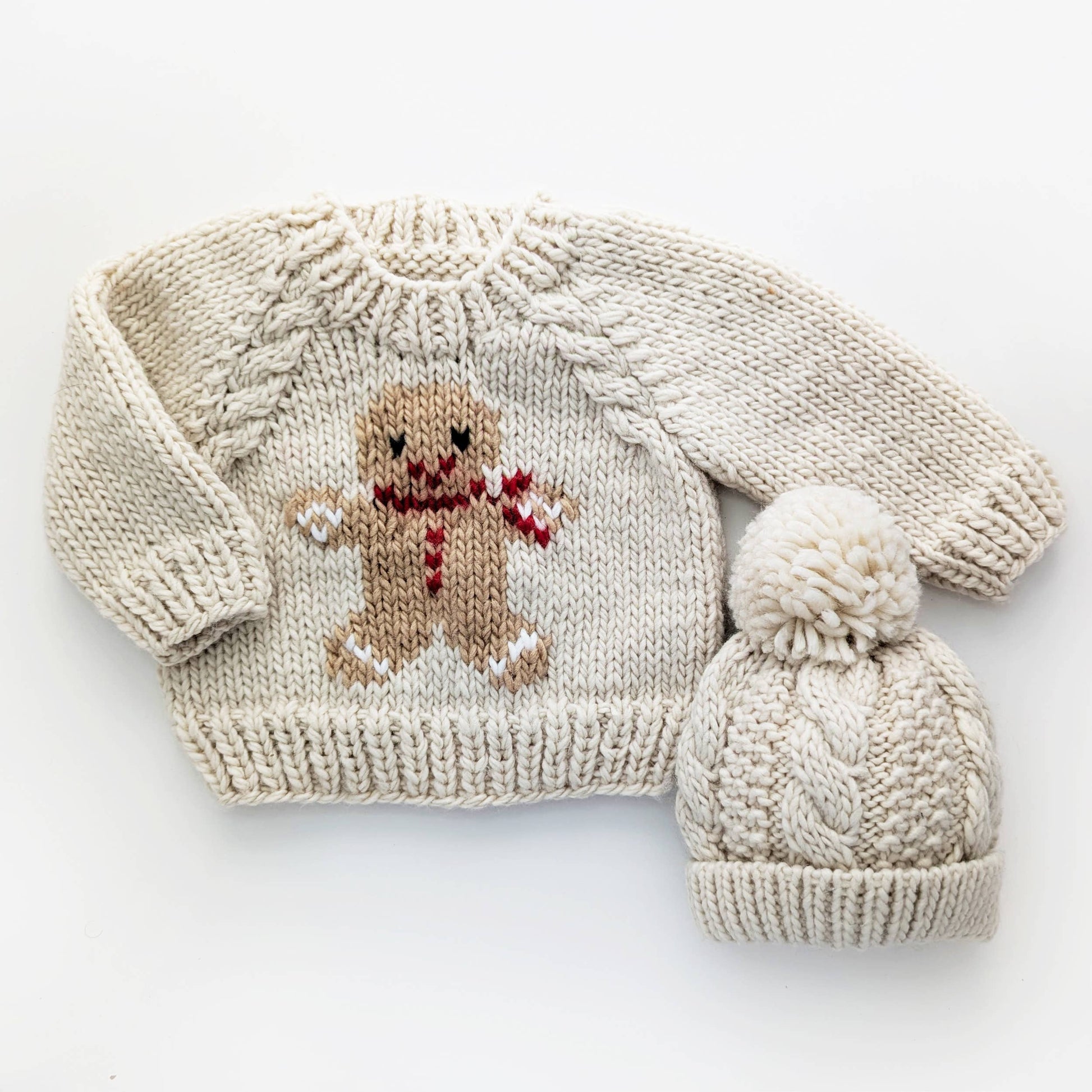 Gingerbread Cookie Baby Sweater