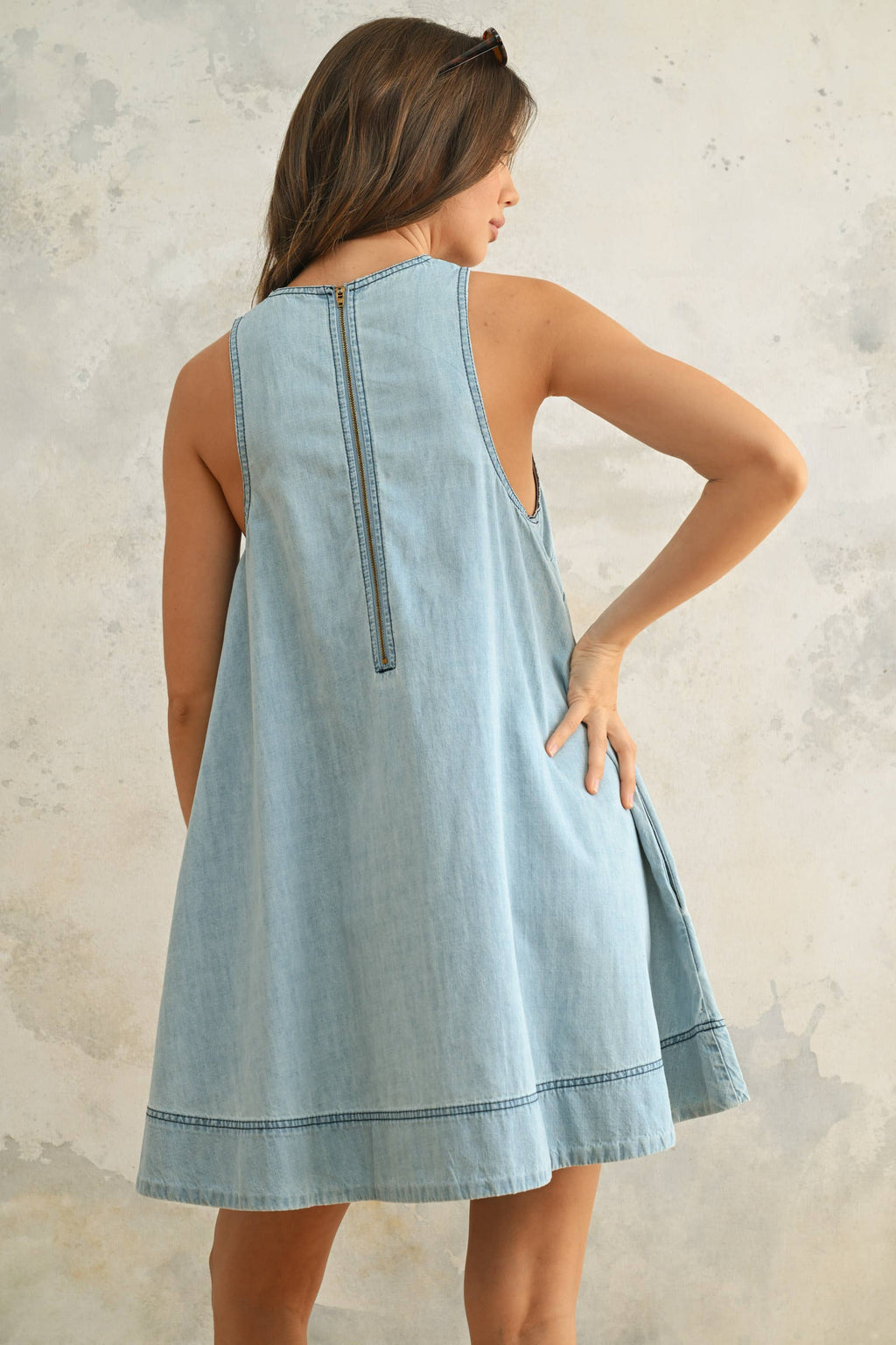 Bluebird Denim Mini Dress