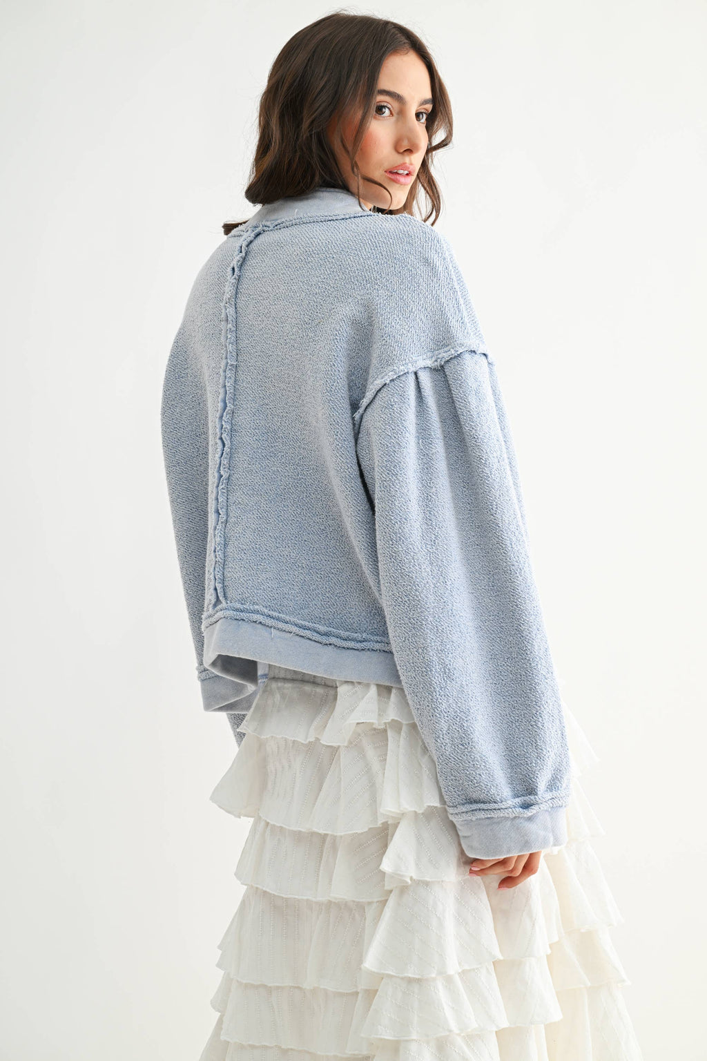 Theo Textured Button Up Jacket