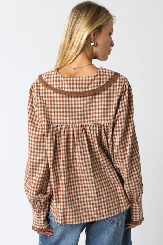 Kayden Gingham Blouse