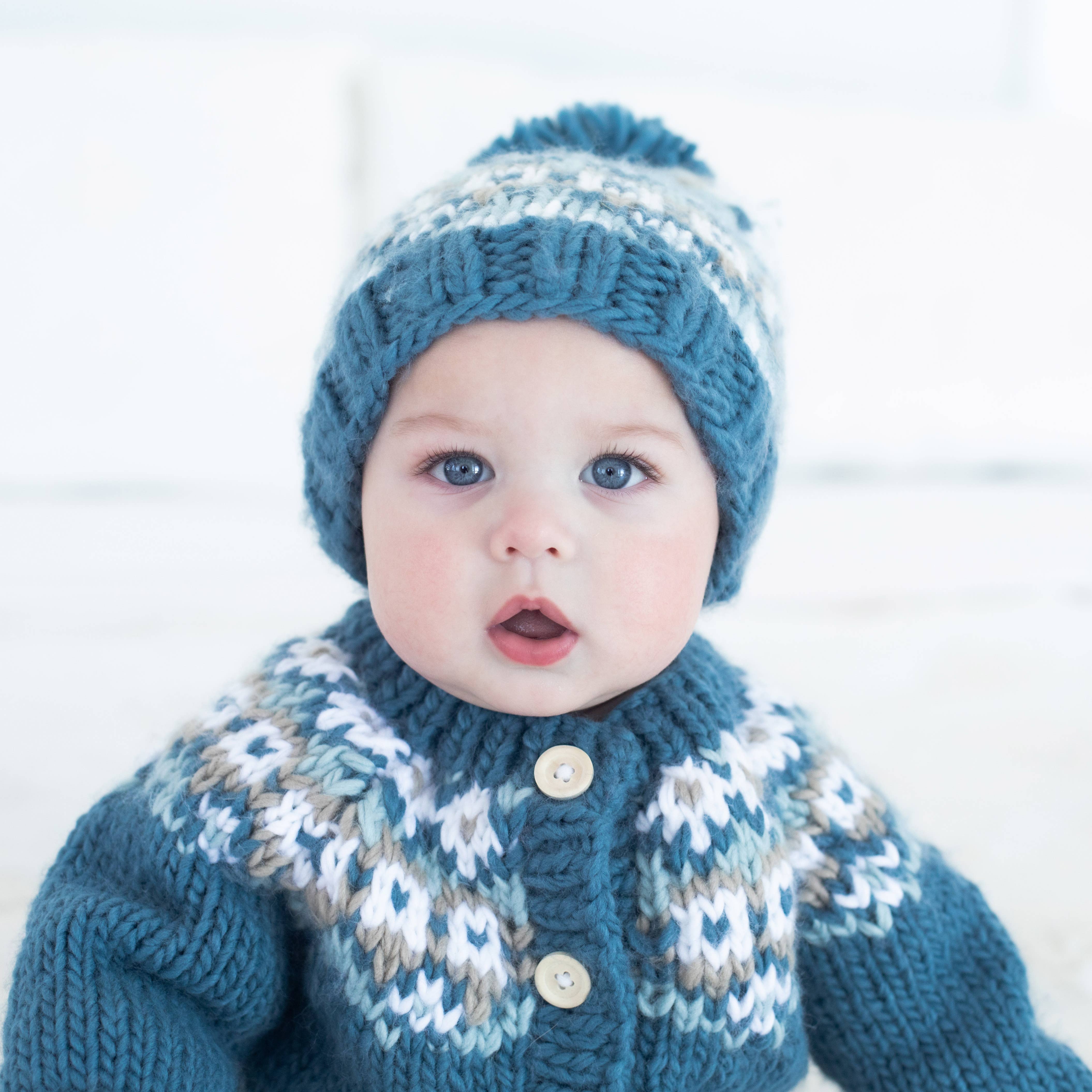 Little Nordic Fairisle Cardigan Sweater