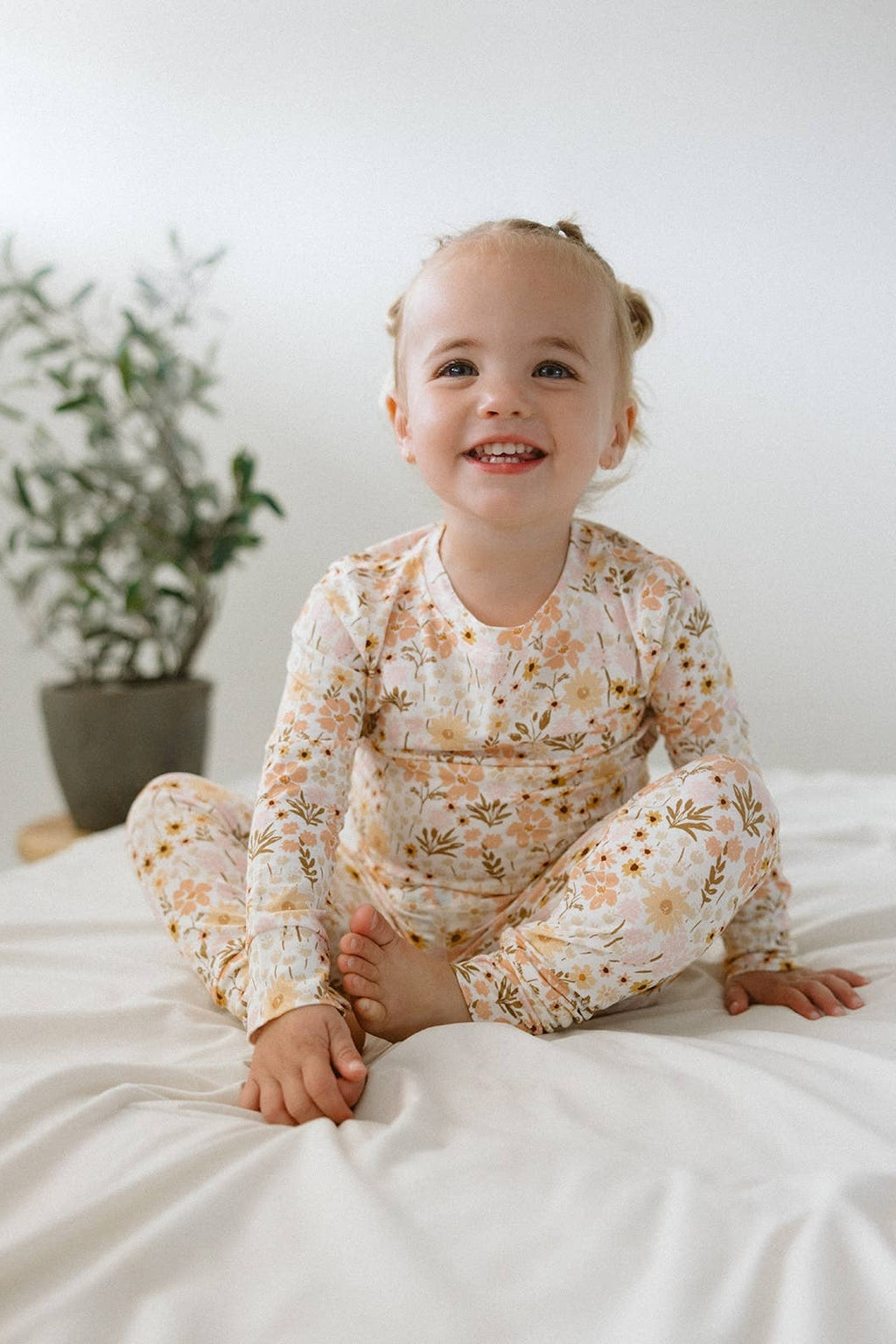 Flower Fields Two-Piece Pajamas