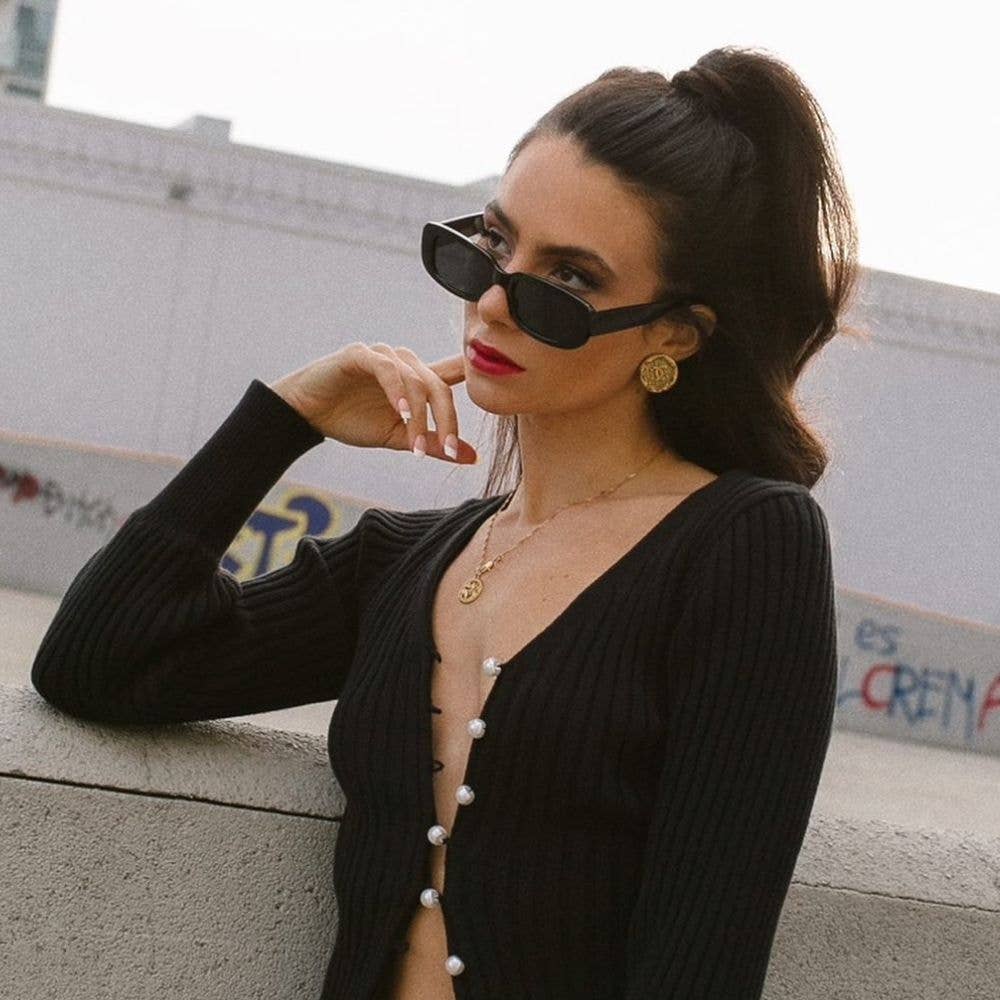 Milan Sunglasses in Amber Torte