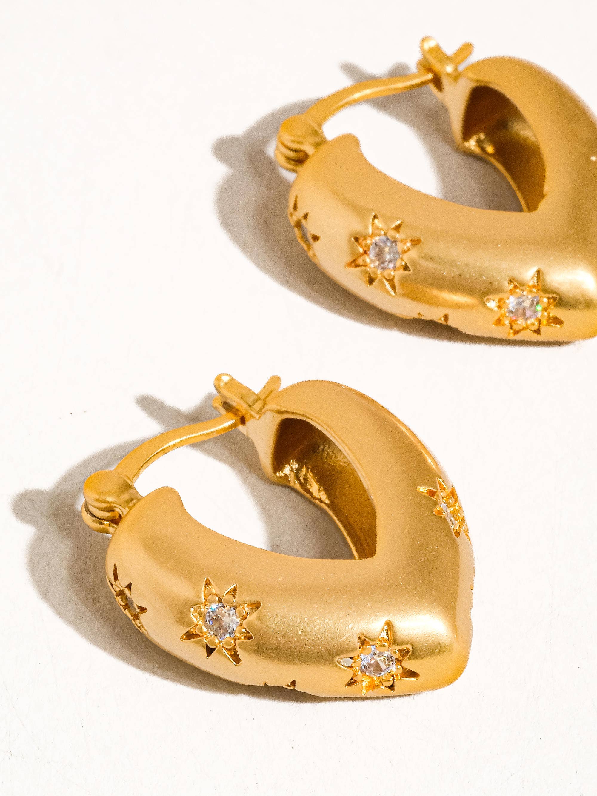 Celestial Love Hoop Earrings