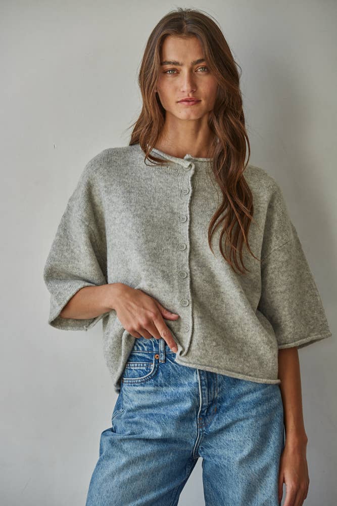 Maura Quarter Sleeve Knit Sweater