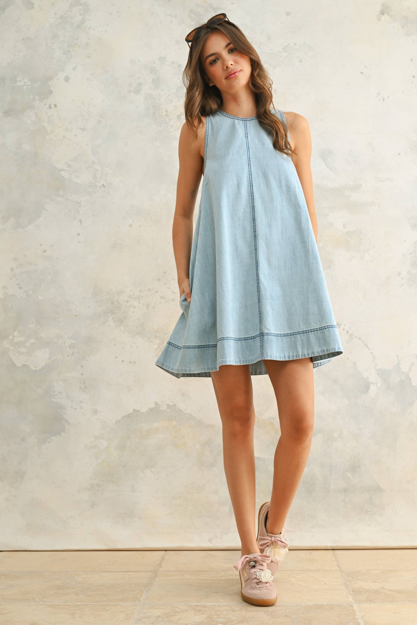 Bluebird Denim Mini Dress