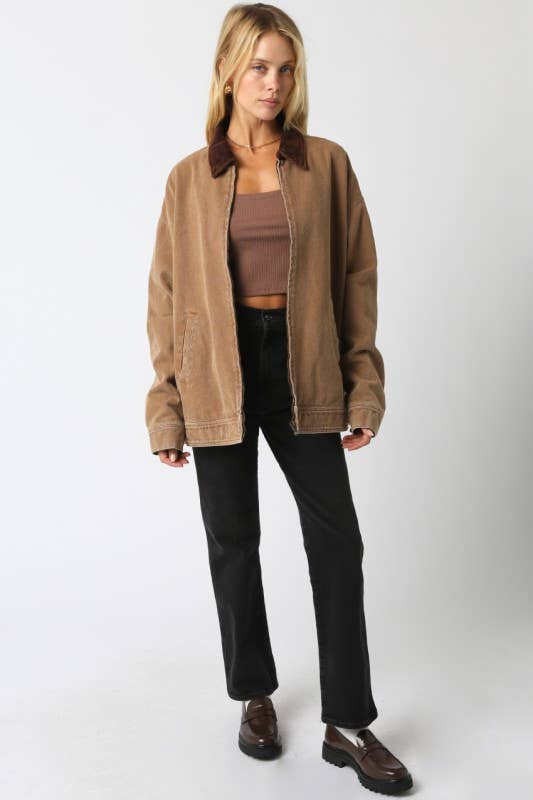 Elliott Barn Coat in Brown