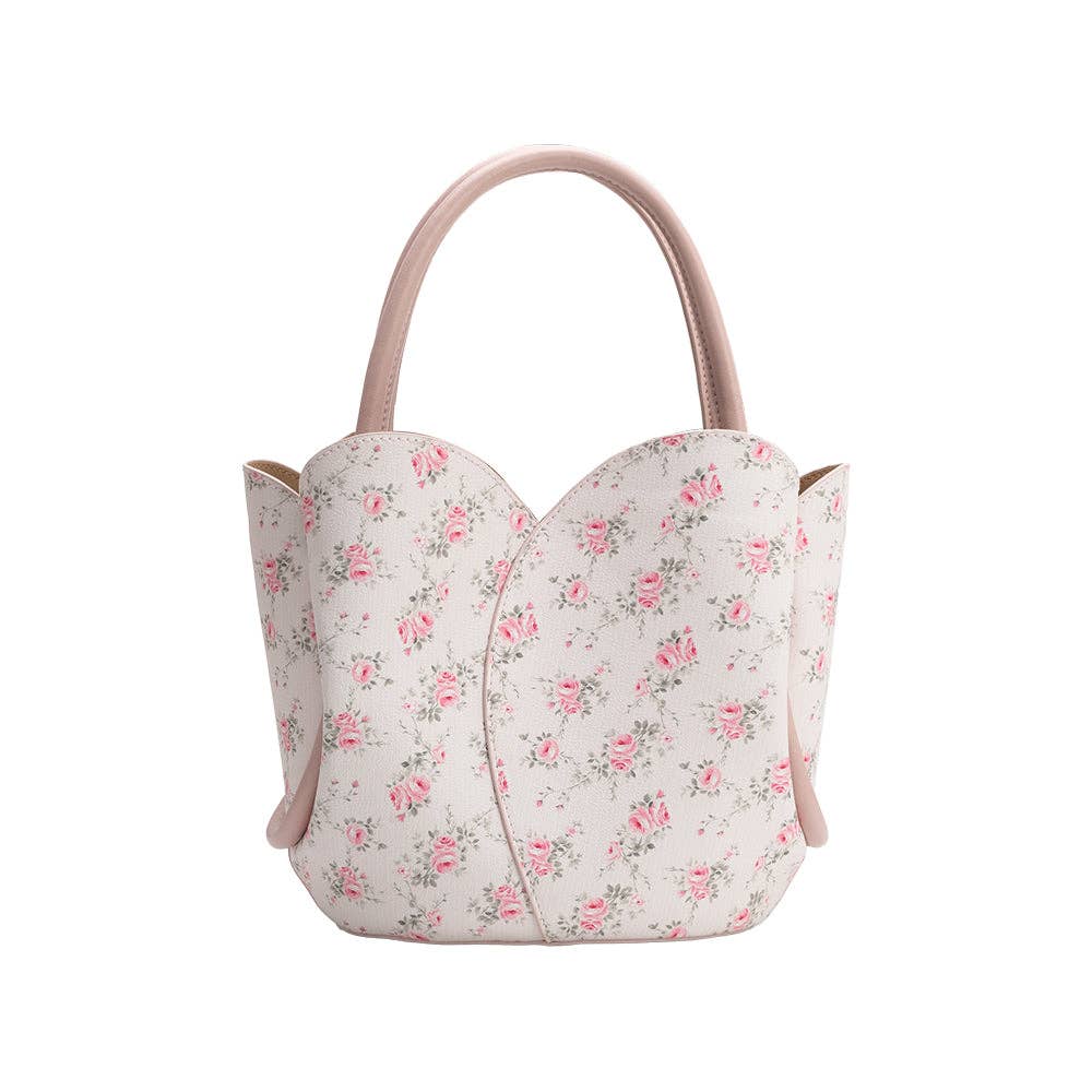 Tulip Bag in Pink Floral