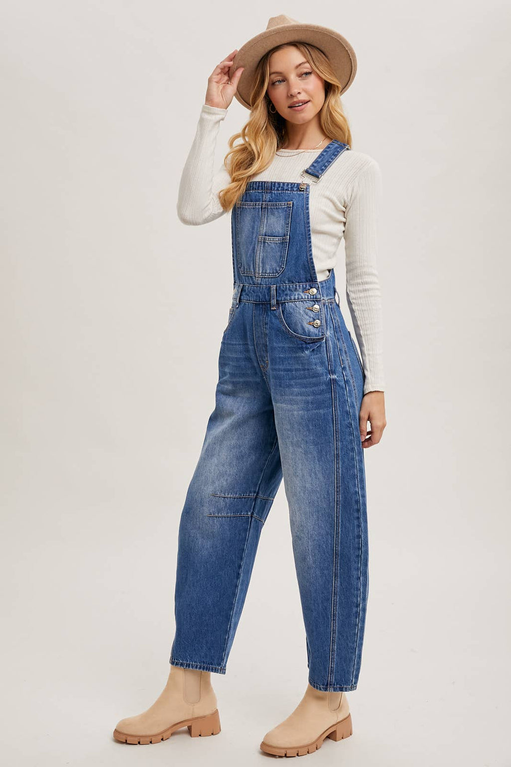 Aiden Barrel Overalls