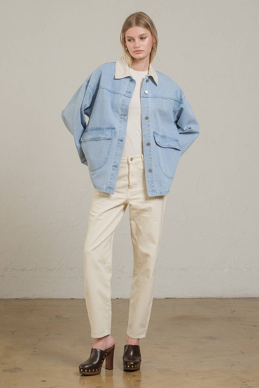 Maggie Light Wash Denim Jacket