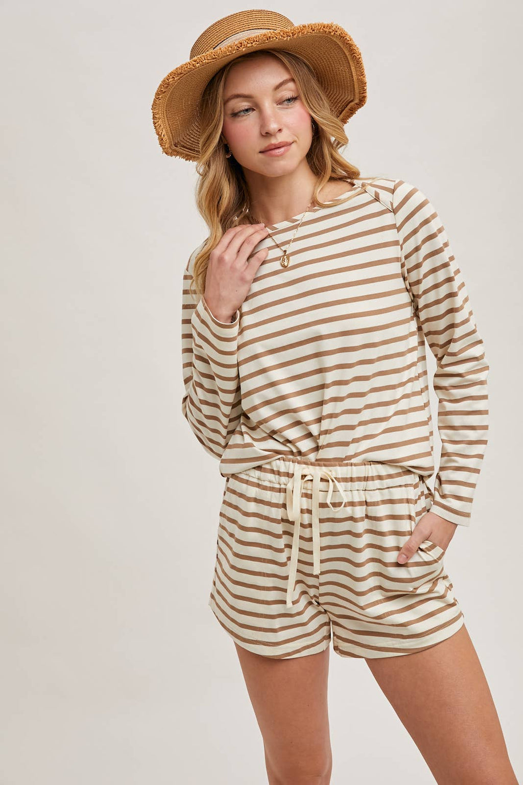 Selene Striped Set