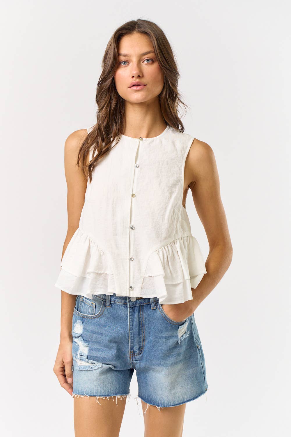 Preston Peplum Top