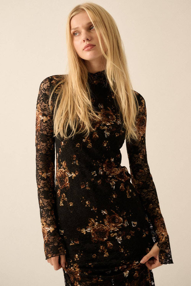 Lace Reverie Midi Dress