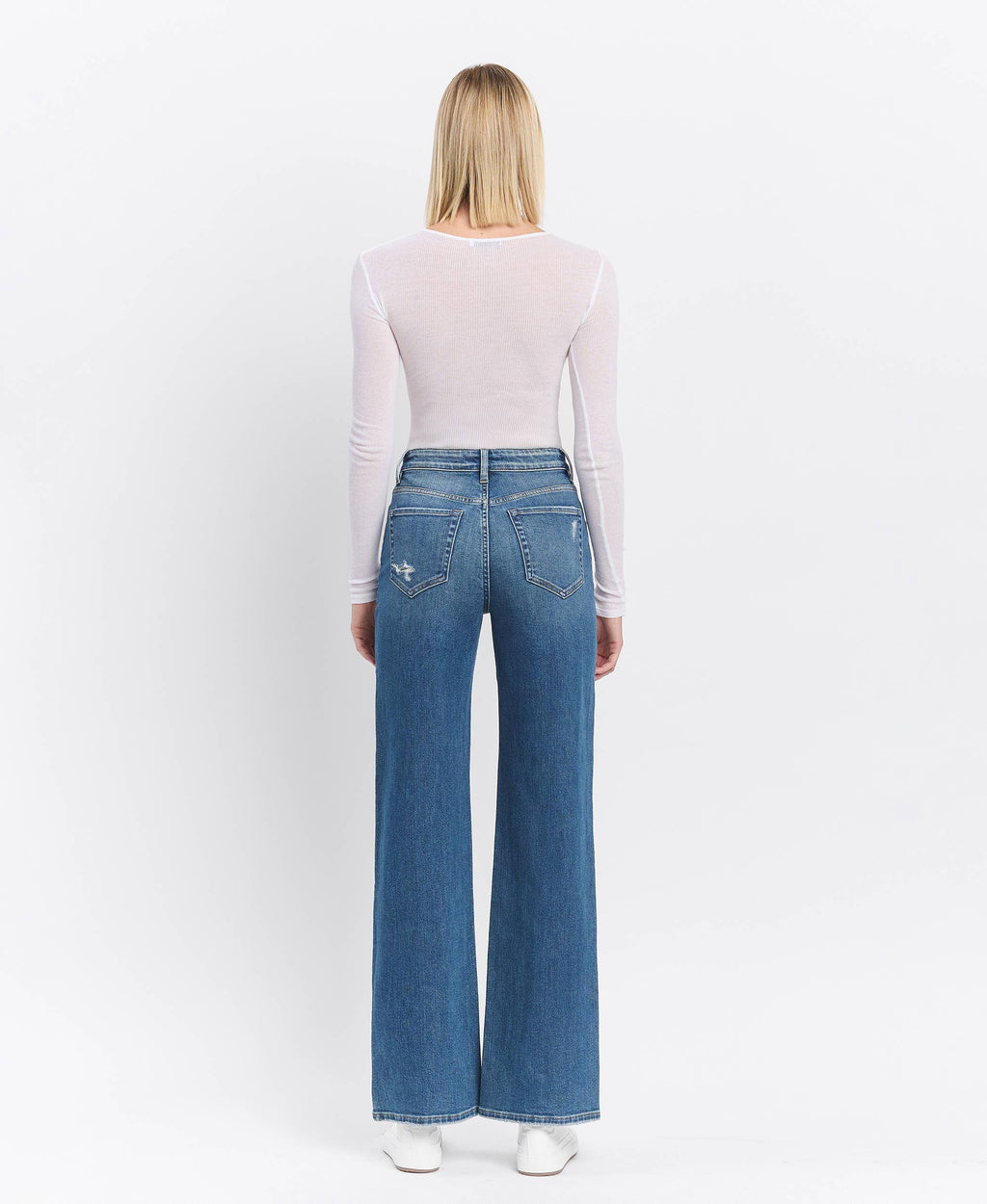 Hank Super High Rise Wide Leg Jeans