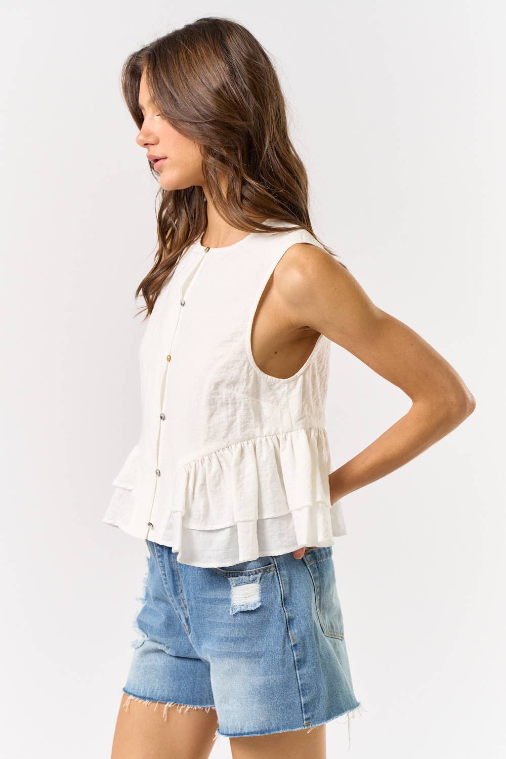 Preston Peplum Top