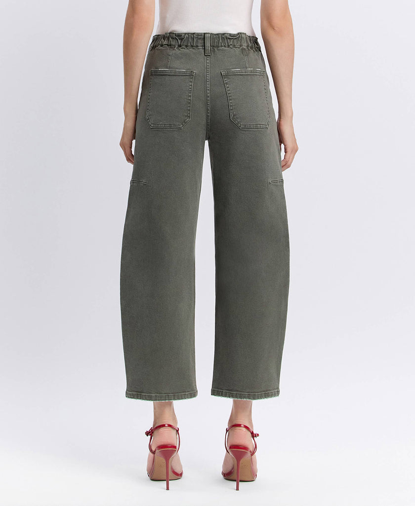 Forest High Rise Barrel Jeans