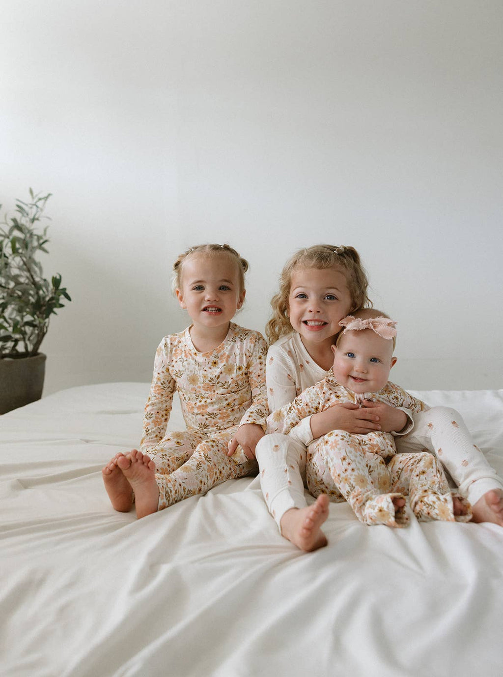 Flower Fields Zip Pajamas