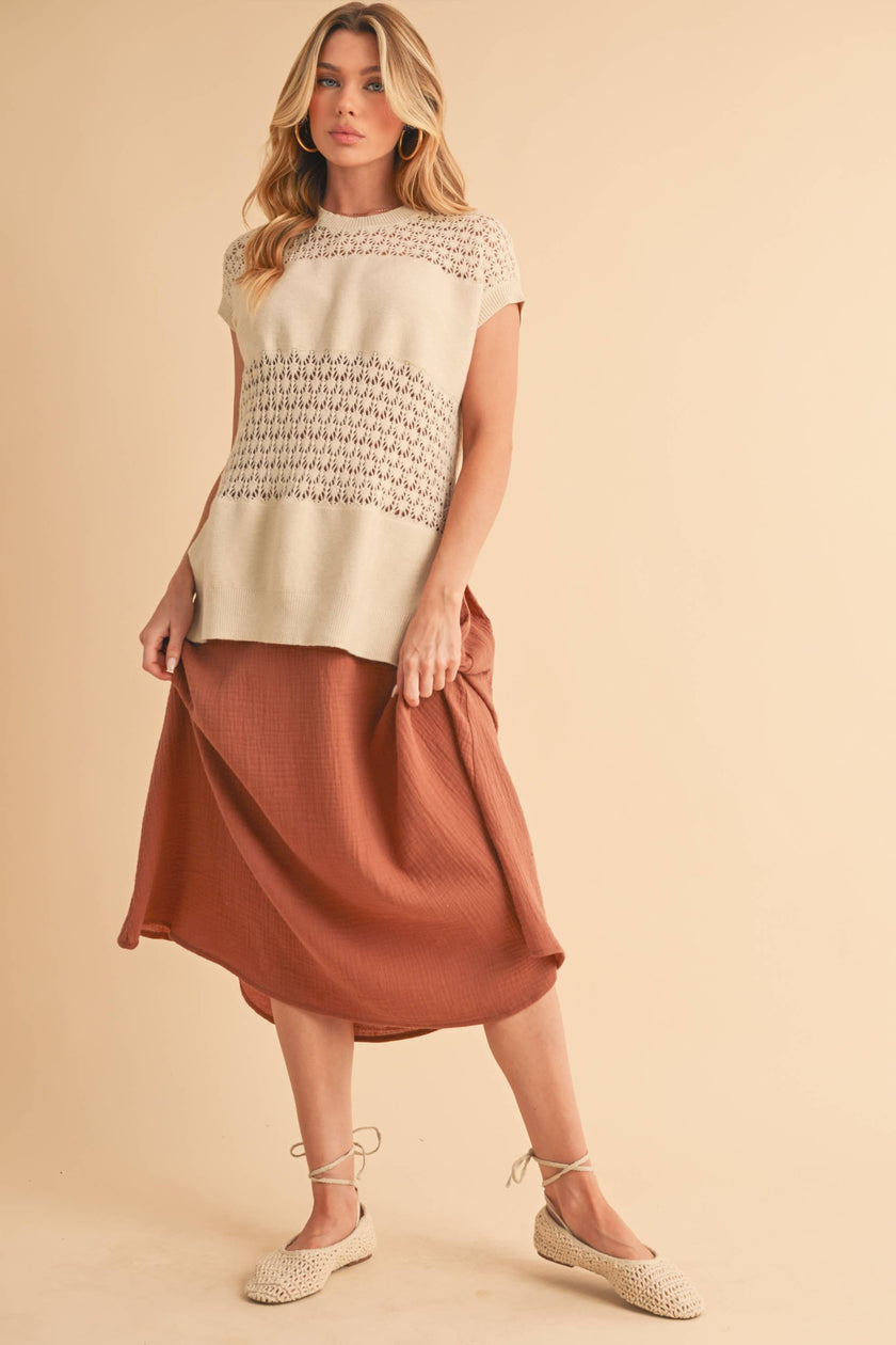 Dawn Dress in Terracotta