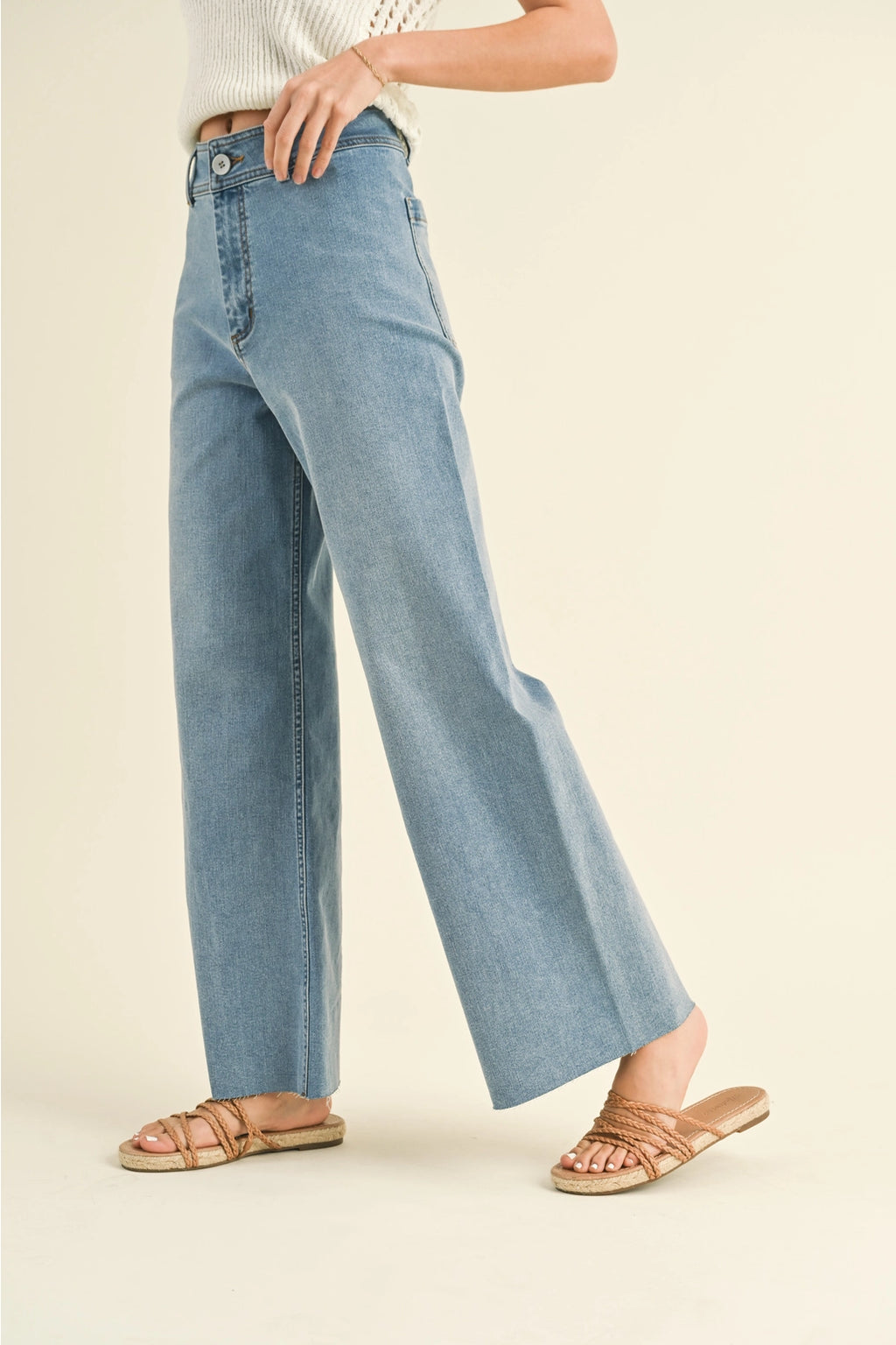 Ren Wide Leg Jeans in Denim