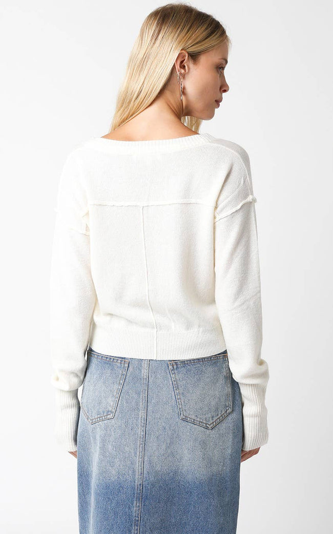 Shelley Sweater in Ivory