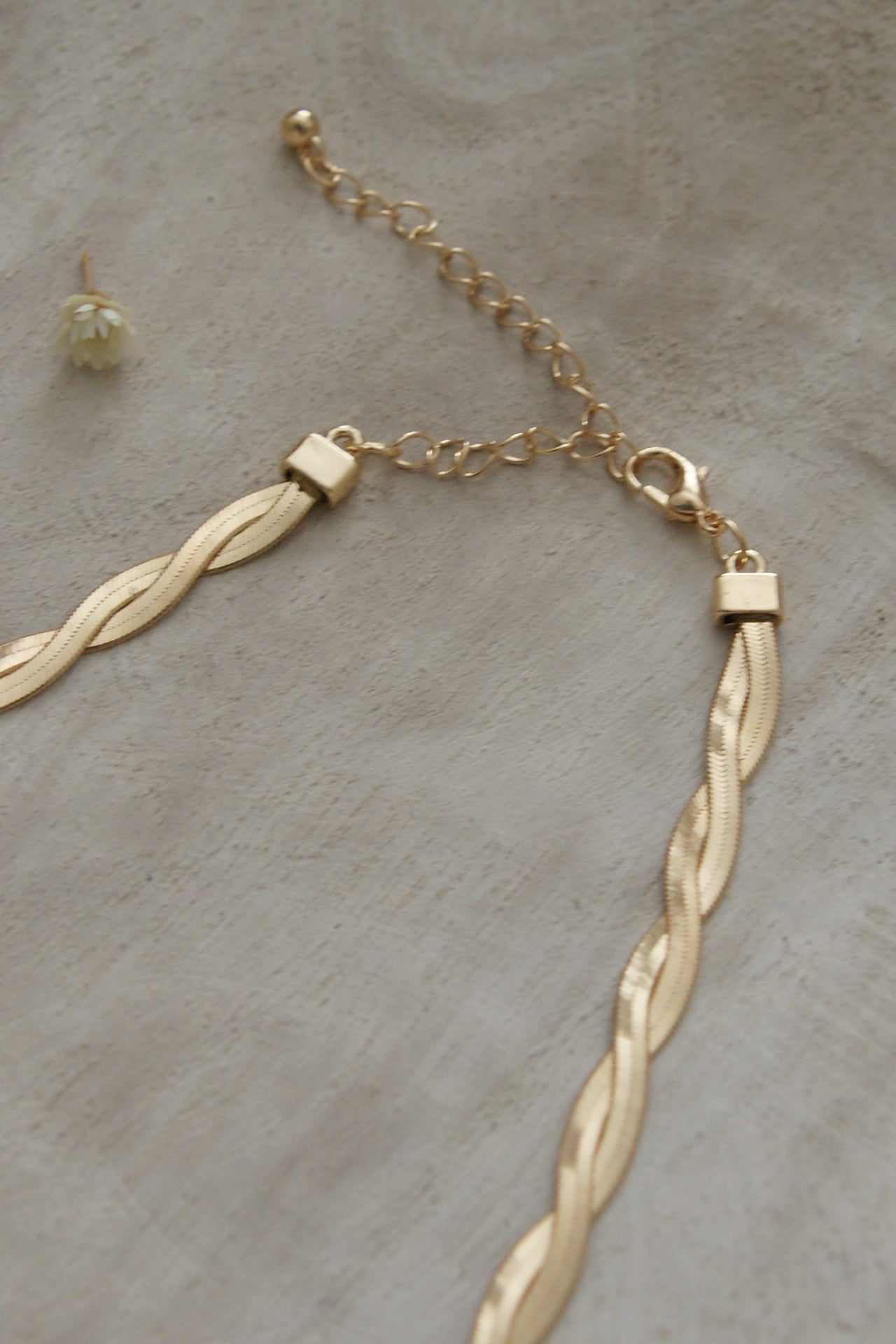 Cascade Herringbone Twist Necklace